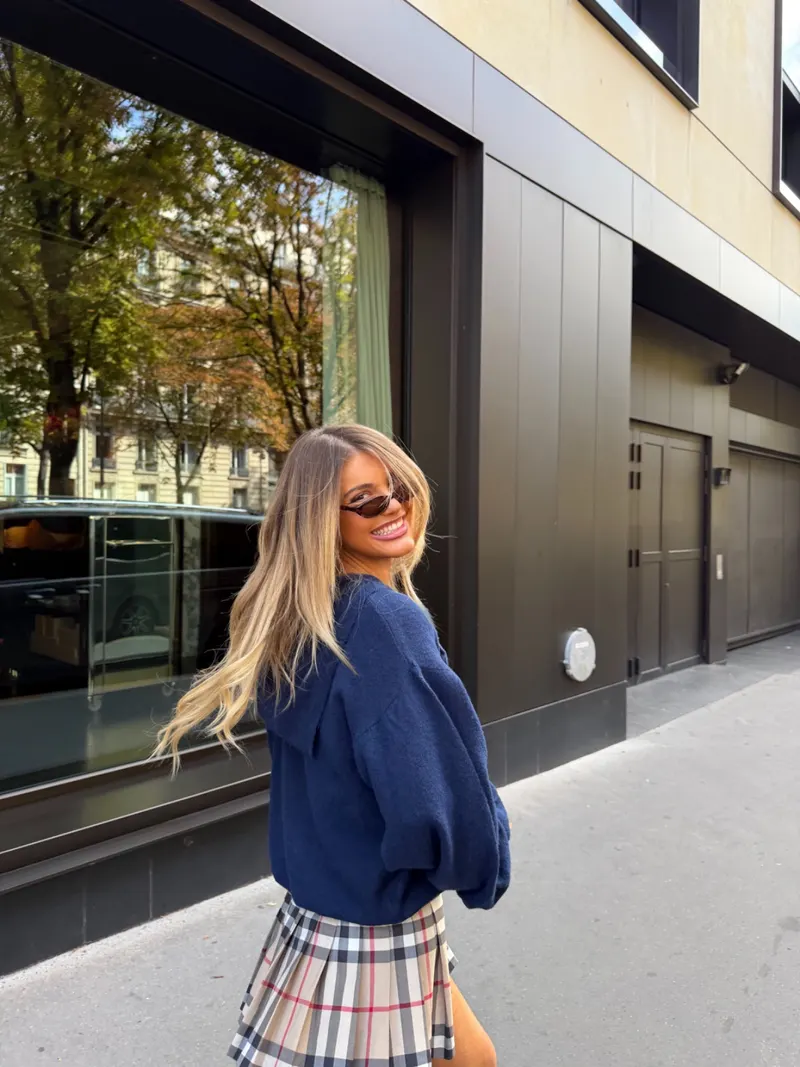 Pull Paupau — Bleu marine