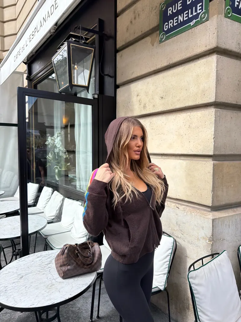 Pull Futur Capuche — Marron