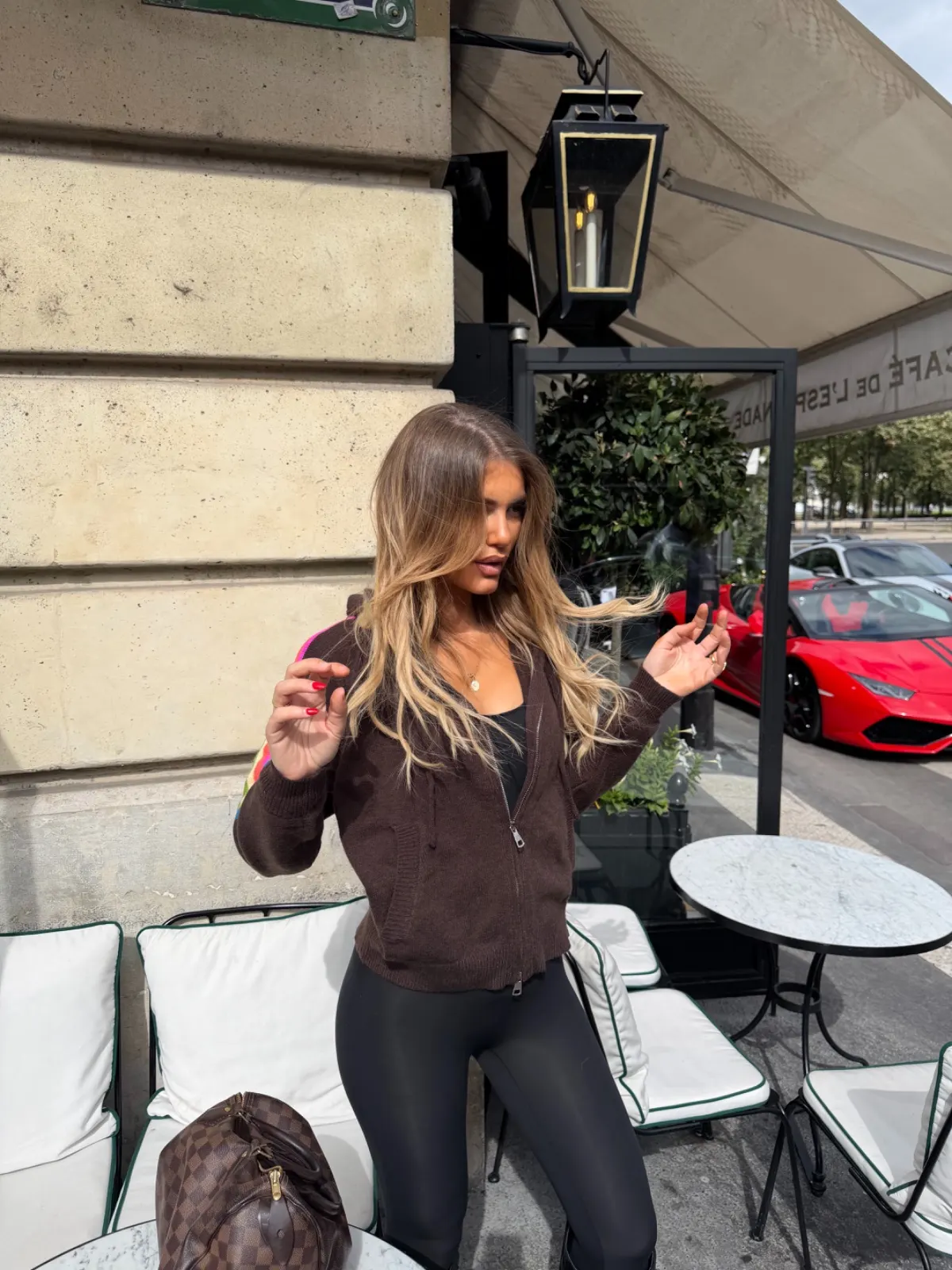 Pull Futur Capuche — Marron — vue 3