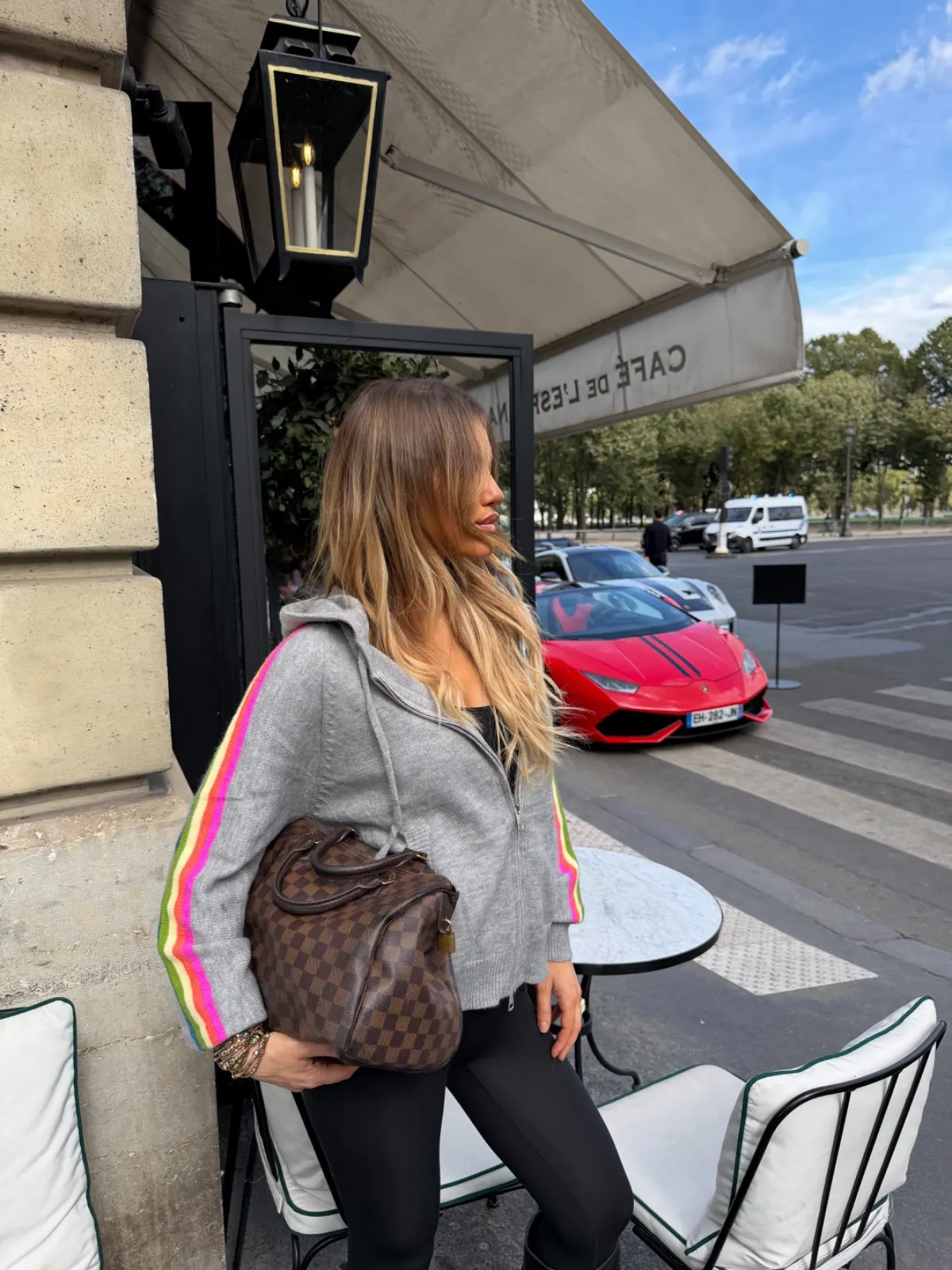 Pull Futur Capuche — Gris — vue 5