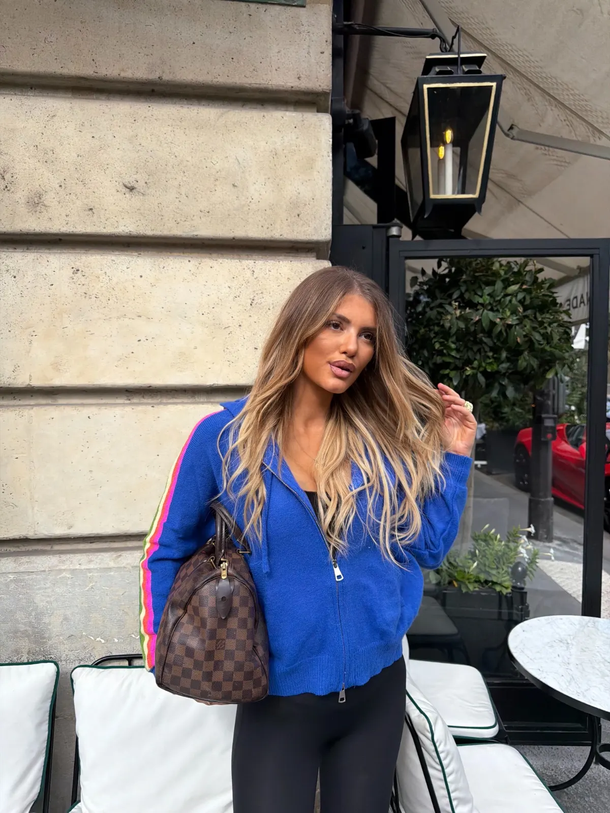 Pull Futur Capuche — Bleu roi — vue 5