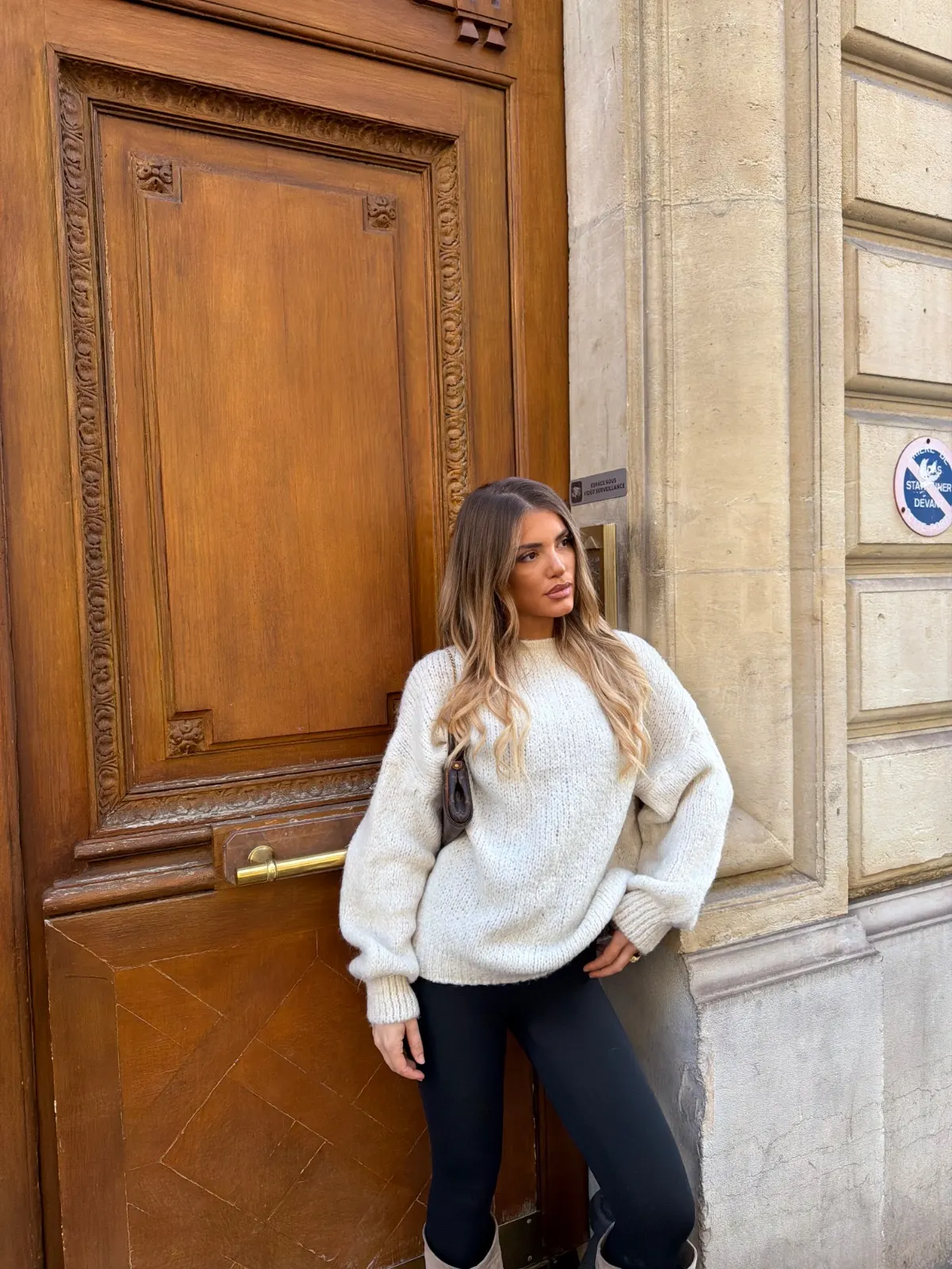 Pull Lola — Blanc — vue 5