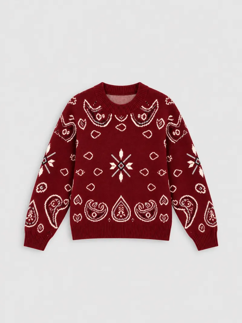 Pull Bandana Astrae — Bordeaux