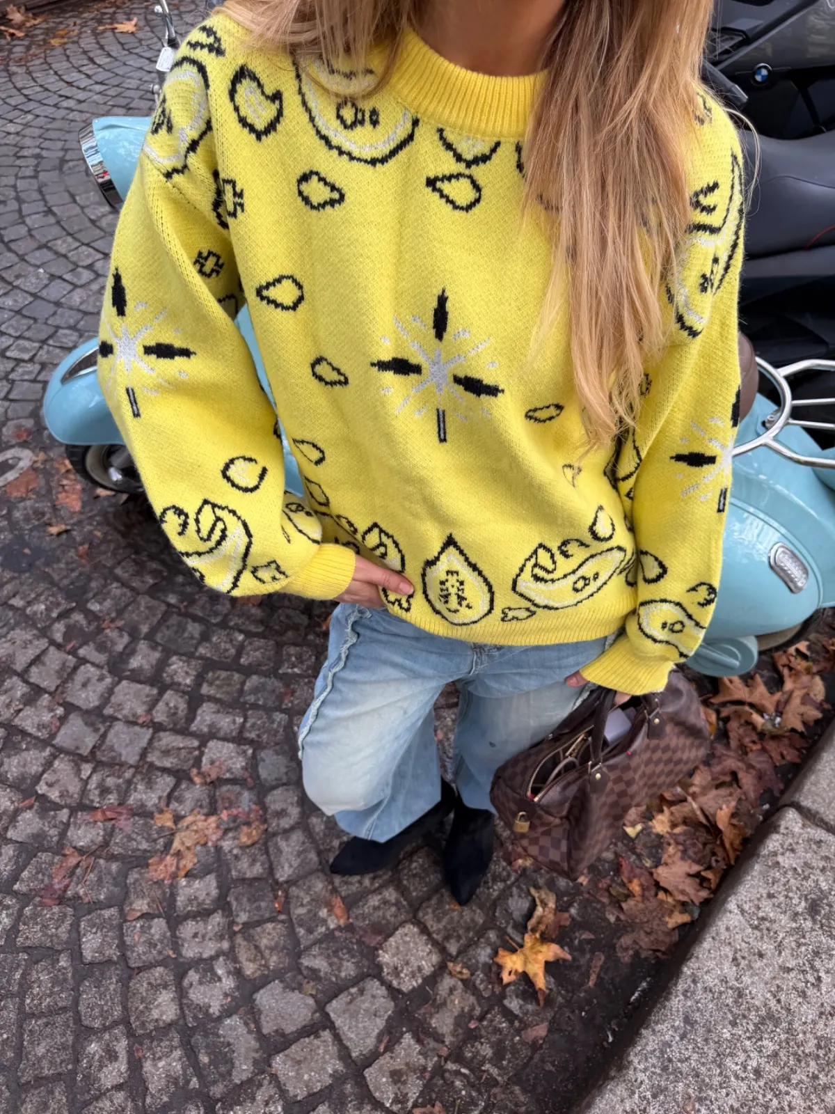 Pull Bandana Astrae — Jaune — vue 4