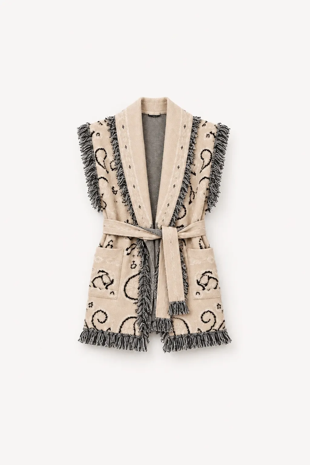 Manteau Kimono Bandana — Beige