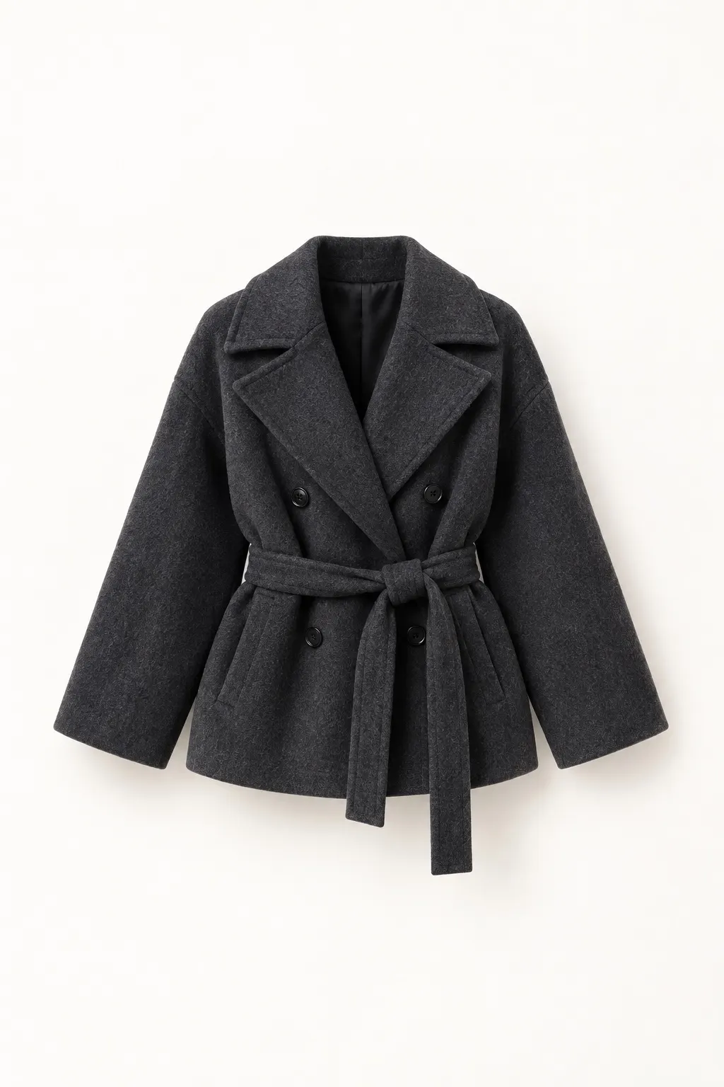 Manteau Camélia — Noir
