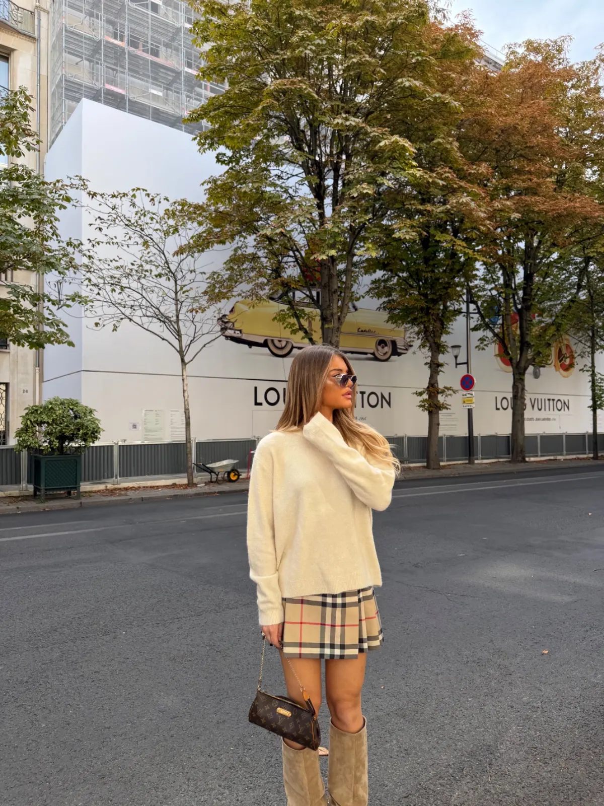 Pull Alpaga Col rond — Camel