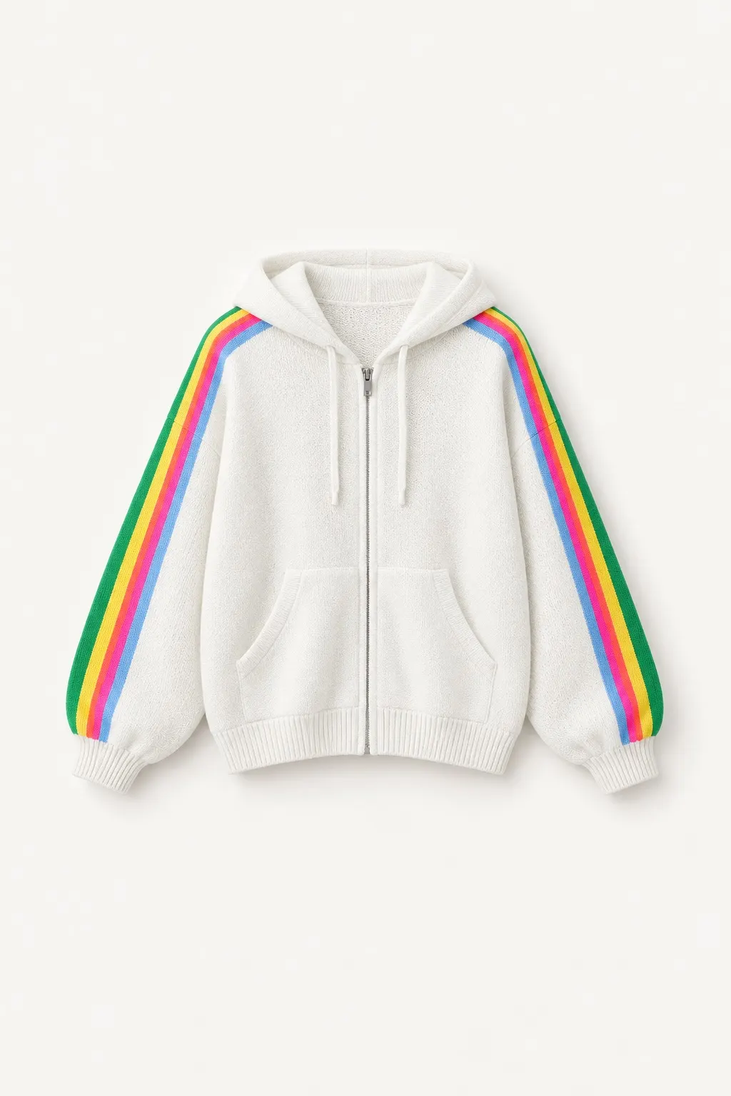 Pull Futur Capuche — Blanc — vue 2