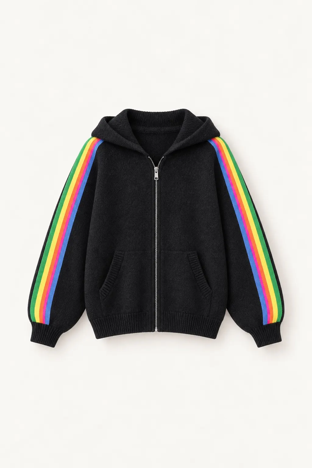 Pull Futur Capuche — Noir — vue 2