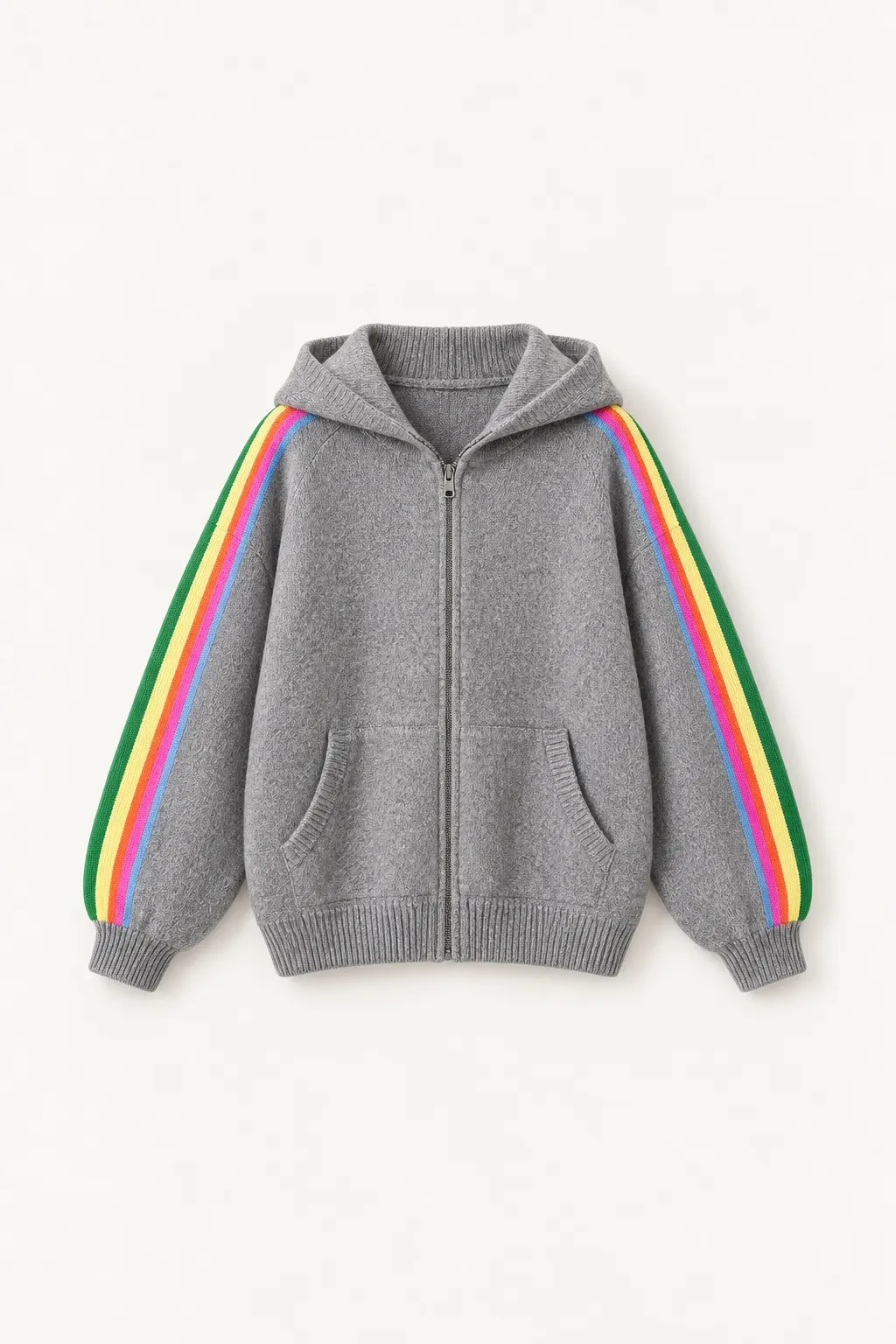 Pull Futur Capuche — Gris — vue 2