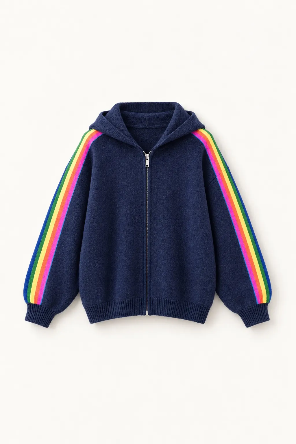 Pull Futur Capuche — Bleu marine — vue 2
