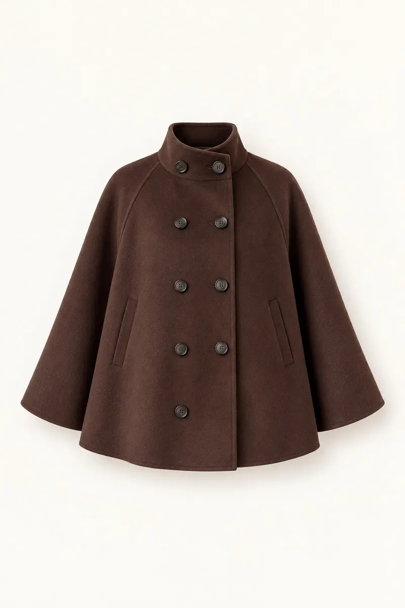 Manteau Teddy — Marron