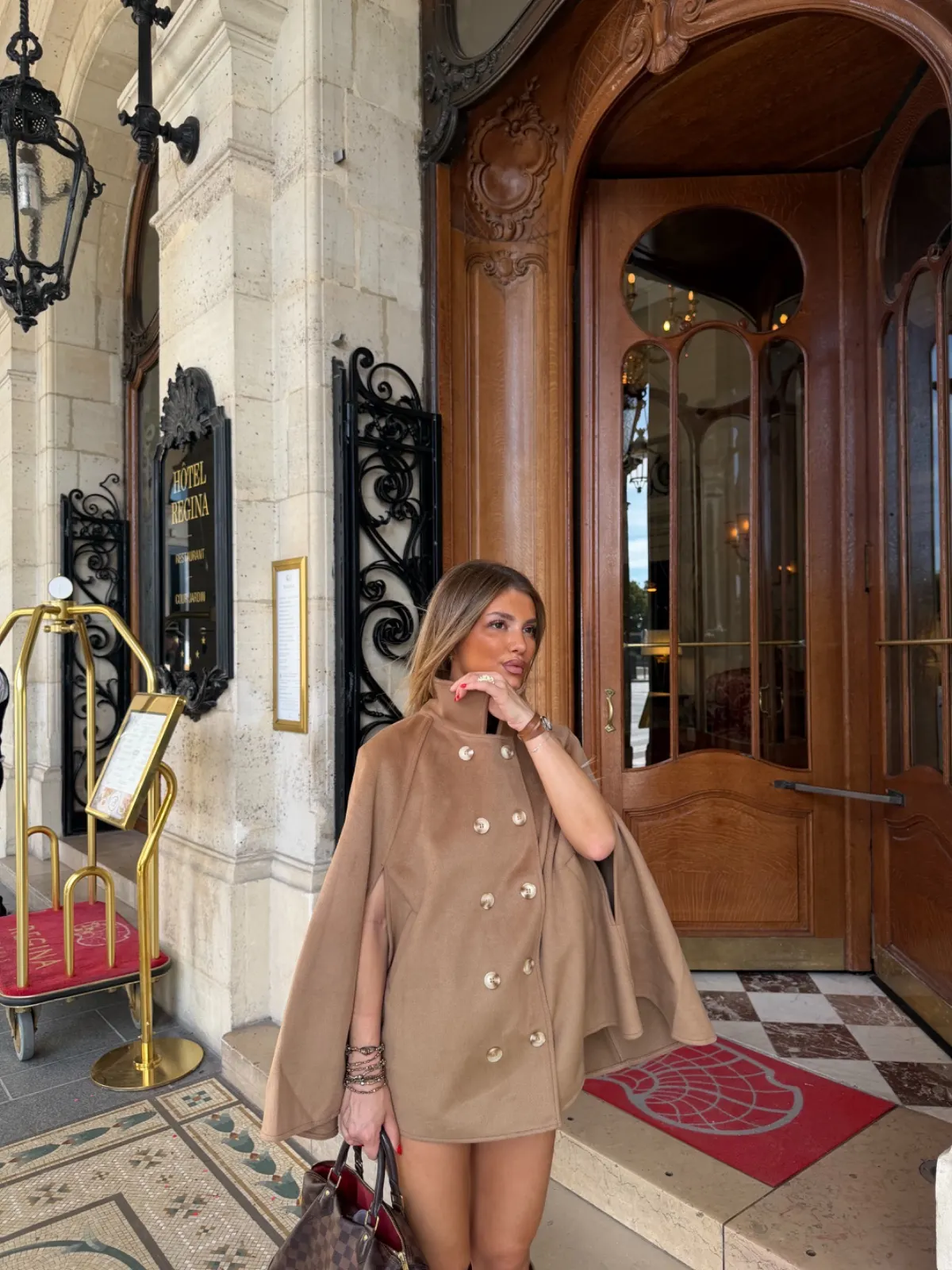 Manteau Teddy — Camel