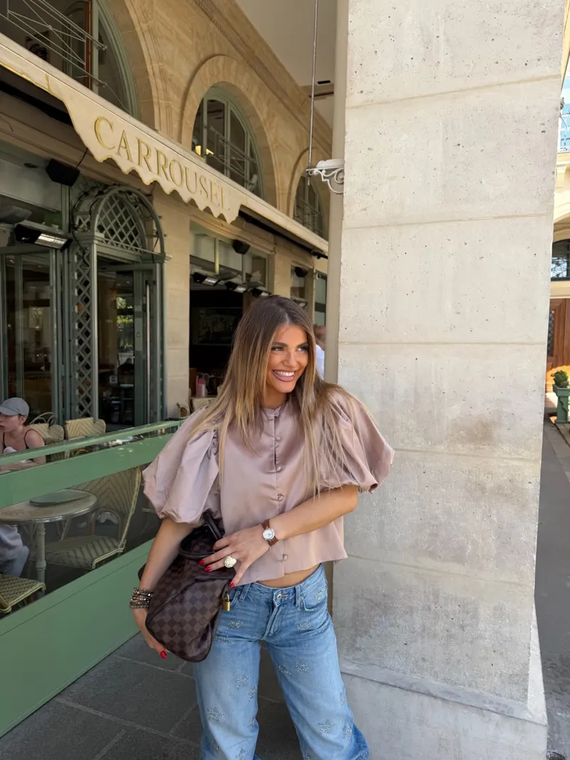 Blouse Satinée — Doré