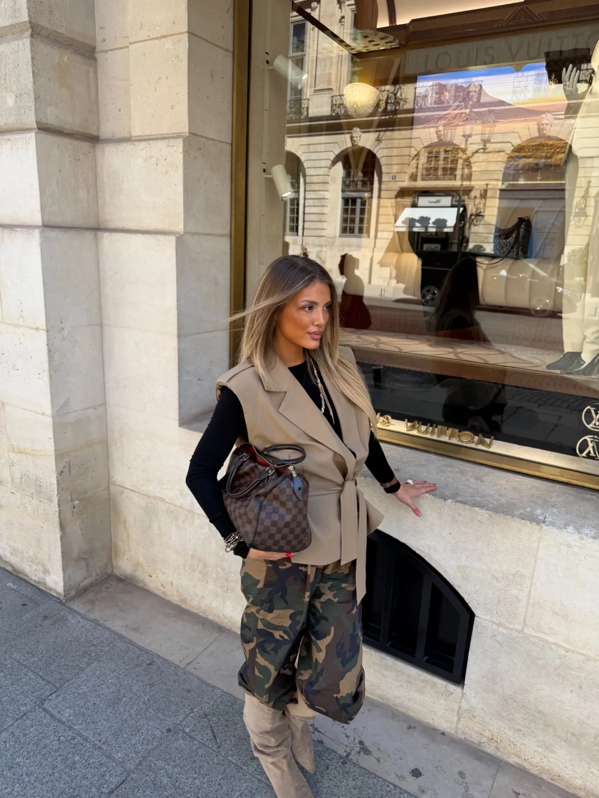 Trench Celina — Camel — vue 2