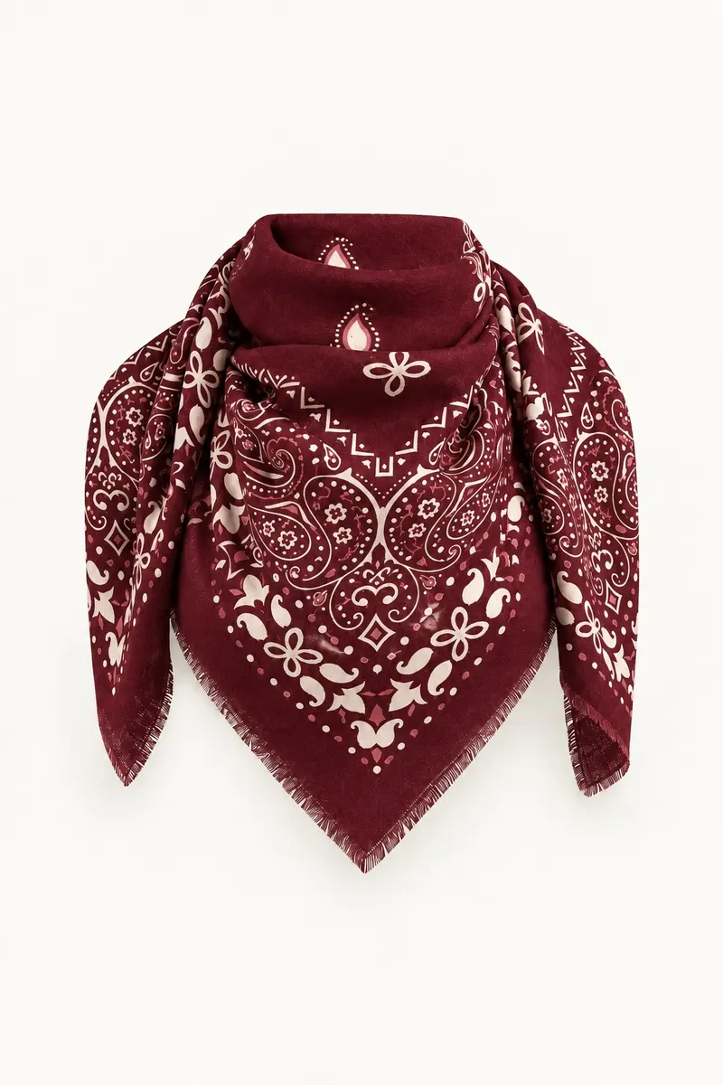Foulard Deva 24€ — Bordeaux