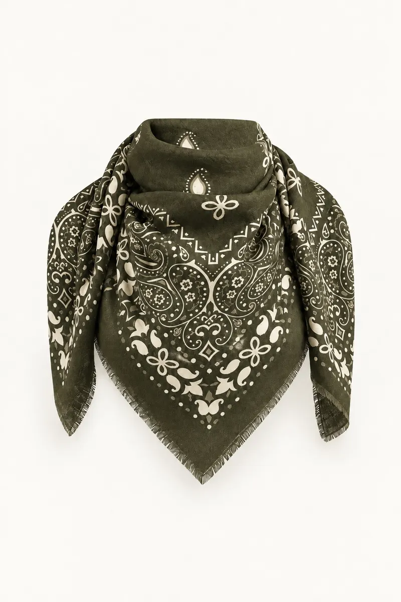 Foulard Deva 24€ — Kaki