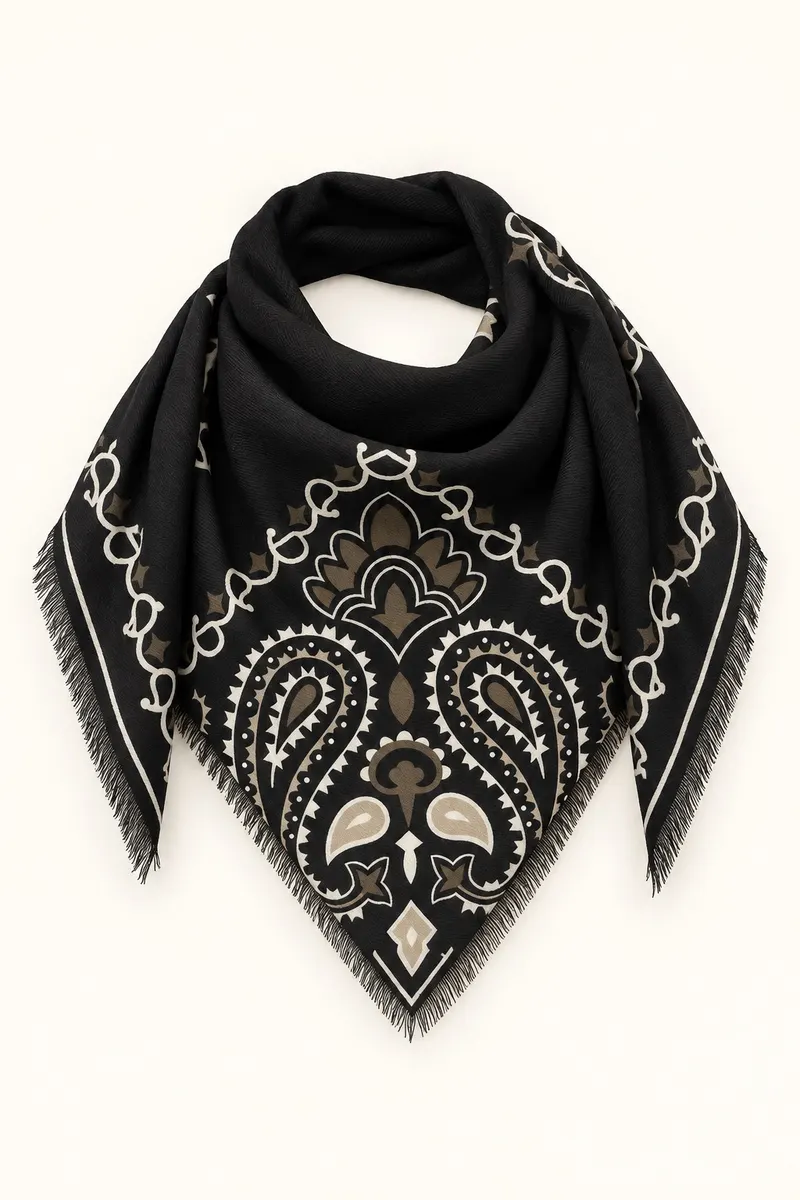Foulard Deva 24€ — Noir