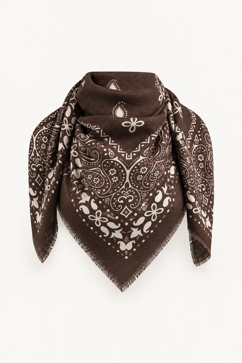 Foulard Deva 24€ — Marron