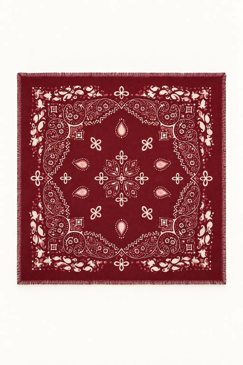 Foulard Deva 24€ — Bordeaux — vue 2