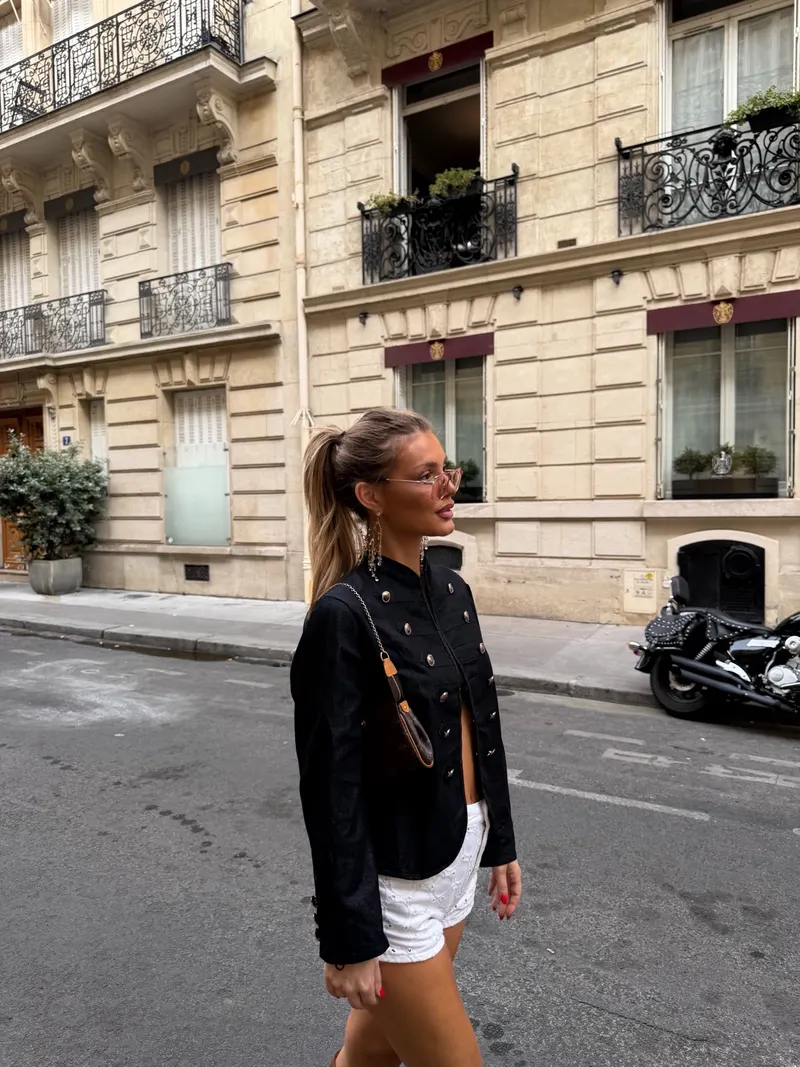Veste Zanaya — Noir