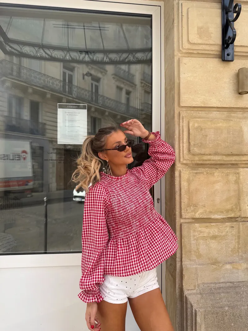 Chemise Carolina — Rouge