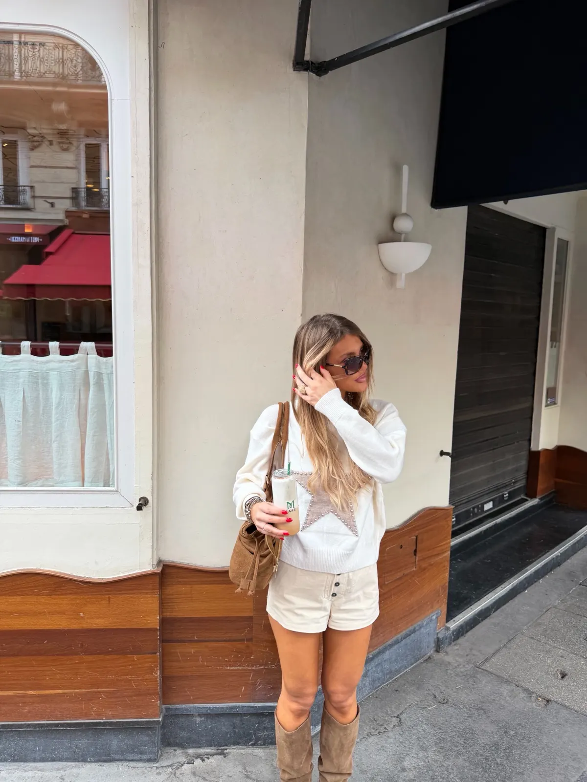 Pull Yona — Beige — vue 3