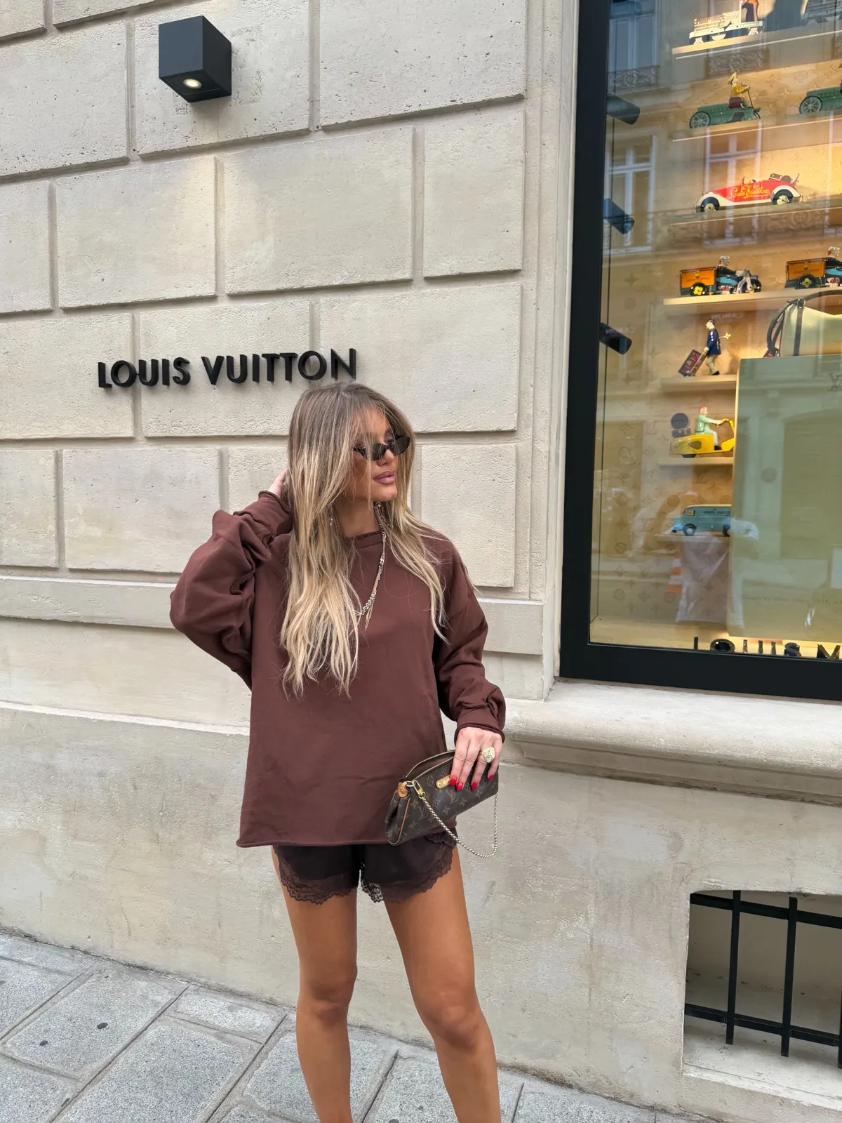 Sweat Constance — Marron — vue 2