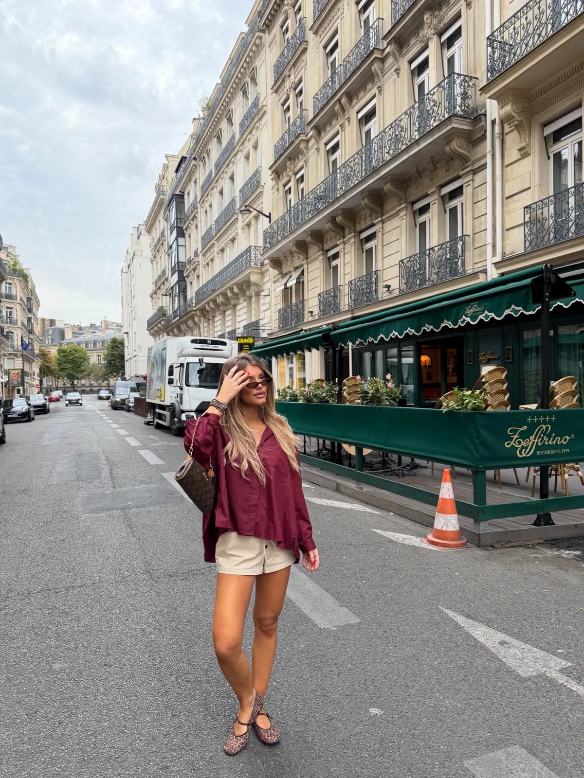 Chemise Elise — Bordeaux — vue 2