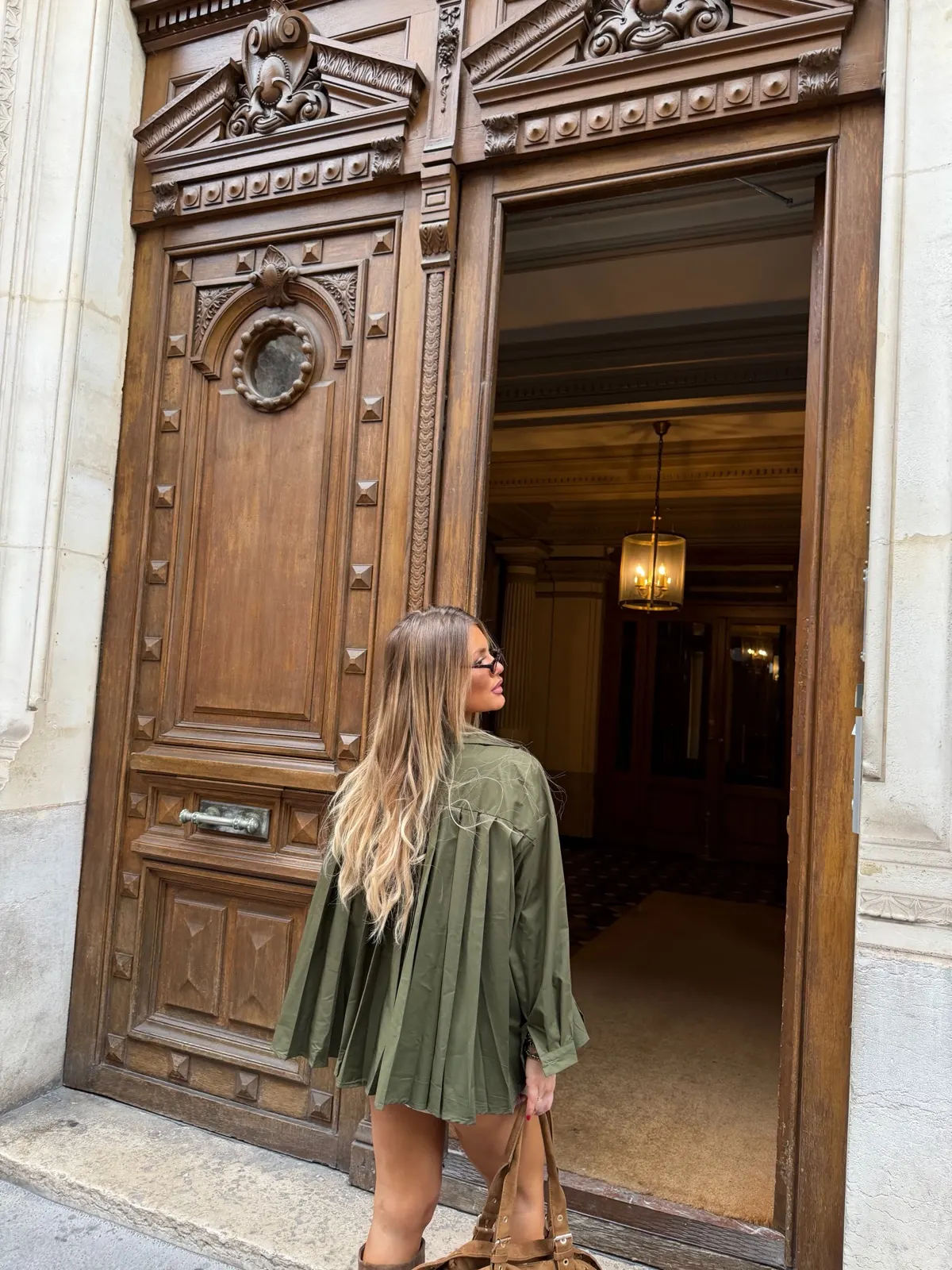 Chemise Elise — Kaki — vue 5