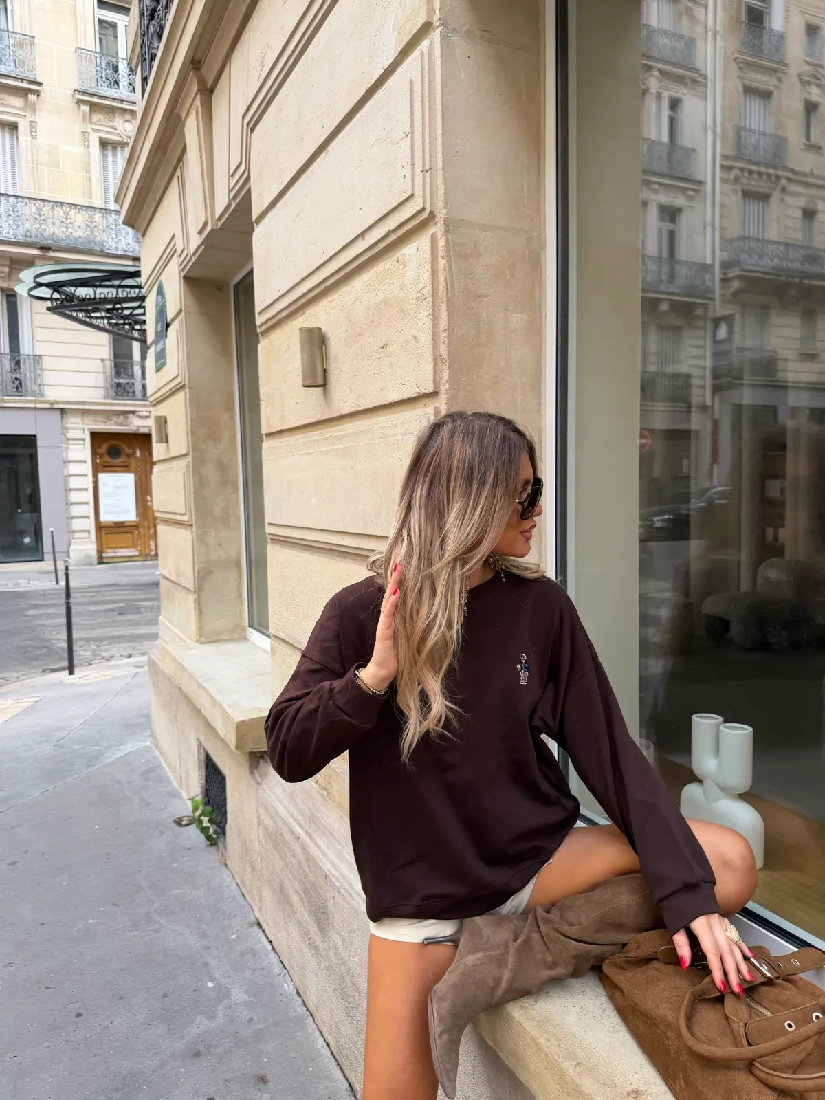 Sweat Raph — Marron — vue 5