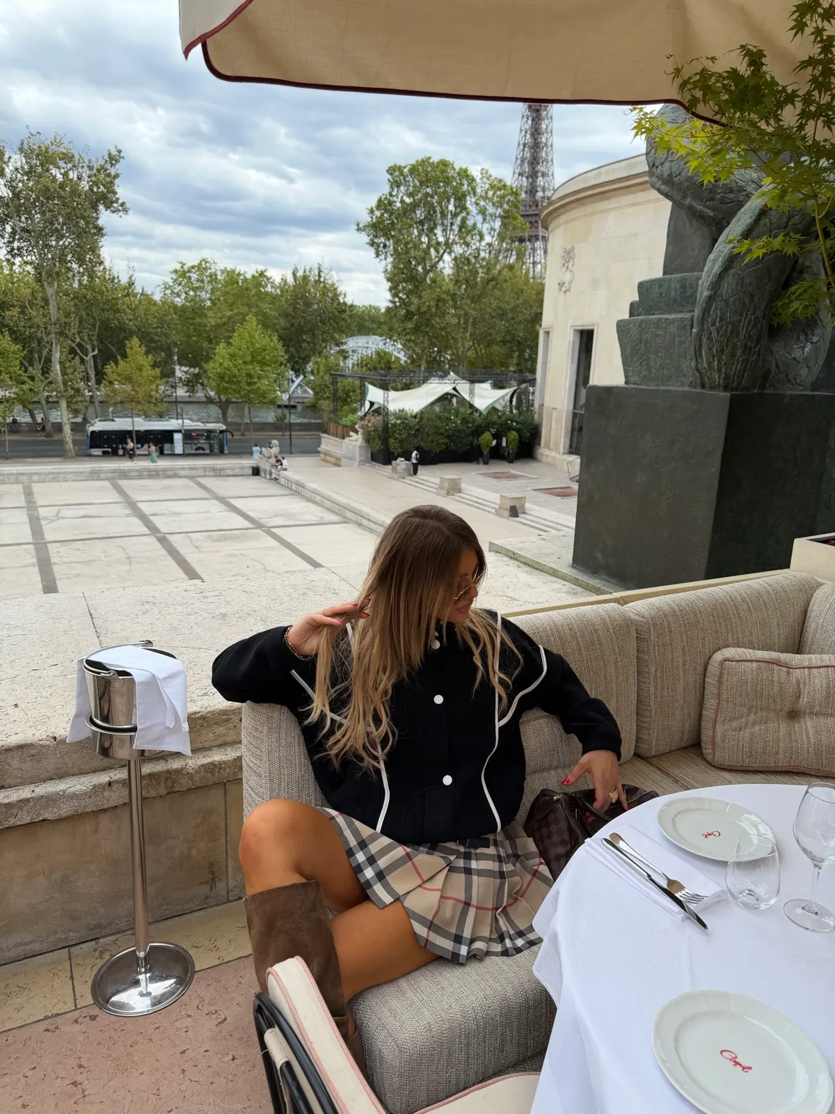 Manteau Céline — Noir — vue 4